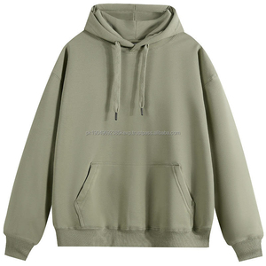 Sudadera con Capucha de Corte Cuadrado para Hombre con Logotipo Personalizado Bordado e Impresión Puff, Ropa de Invierno Unisex de Alta Calidad, Servicio OEM al por Mayor - Product Image 3