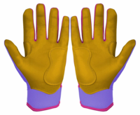 Guantes de Béisbol de Cuero de Alta Calidad de Fabricante Profesional, Antideslizantes, Ajuste Estándar, Colores Personalizados, Logotipo, Cierre de Gancho y Bucle