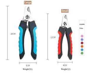 กรรไกรตัดเล็บสัตว์เลี้ยงแบบพรีเมี่ยมพร้อมตะไบเล็บสเตนเลสสตีลปลอดภัยทนทานเครื่องมือเสริมสวยพร้อมการสร้างแบรนด์ตามต้องการสำหรับสุนัขและแมว - Product Image 4