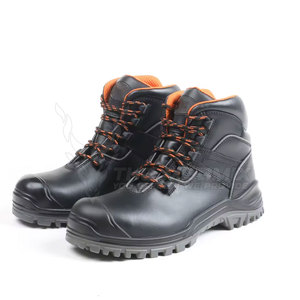 Calzado de Seguridad con Diseño Robusto, Calzado Industrial Resistente y Duradero, Agarre Fuerte, Alta Visibilidad, Antideslizante, Parte Superior de Cuero - Product Image 6