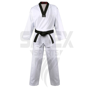 Uniformes de Taekwondo Más Vendidos, 100% Algodón, Secado Rápido, Transpirable, para Entrenamiento de Artes Marciales, Unisex, Adulto - Product Image 1