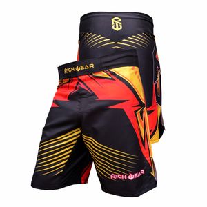 Venta al por mayor de pantalones cortos de boxeo MMA ecológicos diseño personalizado impreso sólido Muay Thai artes marciales BJJ Grappling entrenamiento deportivo - Product Image 1
