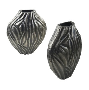 Handmade Decorative Aluminum Flower <b>Vase</b> Home Hotel Party Decoration Use Silver Plated Finishing Metal Flower <b>Vases</b> - Product Image 4