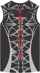 Uniformes de course à pied sur piste de sport en deux pièces, vente en gros de sublimation personnalisée sans manches - Product Image 3