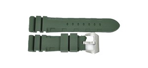 Bracelet de montre intelligent unisexe en silicone vert JD1611 avec boucle en acier inoxydable, souple et réglable, pièce de rechange pour montre - Product Image 3
