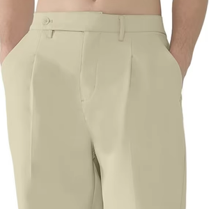 กางเกงขายาวทรงหลวมสไตล์วินเทจแบบลำลองสำหรับผู้ชาย - Product Image 1