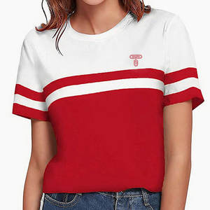 Camiseta recortada informal para mujer Pro, Top corto sólido de secado rápido con cuello redondo para el verano, estilo de calle Popular para mujer - Product Image 5