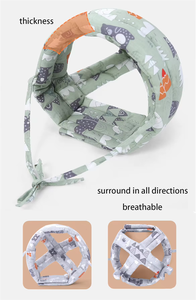Protecteur de tête de bébé Vente en gros Coussin réglable anti-chute pour tout-petit Oreiller de protection en forme de tête <span class=keywords><strong>Casque</strong></span> de sécurité pour bébé - Product Image 4