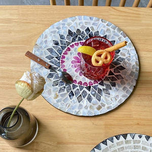 PLATEAU DE TABLE EN MERE DE PERLES DÉCORATION MURALE UNIQUE EN GROS - Product Image 3