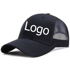 Sombreros de camionero en blanco de alta calidad, gorra de béisbol de 6 paneles, gorra de camionero a cuadros de malla impresa personalizada con logotipo personalizado - Product Image 3