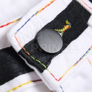 2025 dernier Style sur mesure Jeans Shorts couleur unie fabriqué au Pakistan Jeans Shorts pour hommes - Product Image 3