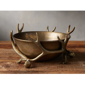 Bois de cerf créatif bol de noix décor de table de mariage fruits dessert fruits secs bols de service maison cuisine table à manger décorative - Product Image 1