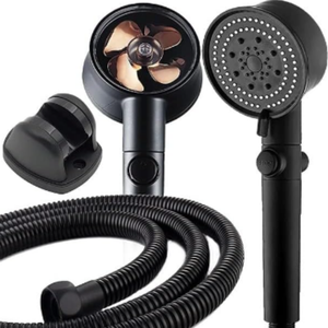 ชุดฝักบัวเทอร์โบ 5 ฟังก์ชั่นพร้อมแปรงนวดและสายยางยาว 150 ซม. - Product Image 1