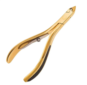New Arrival ANAAIF Durable German Steel Curved Blade Manicure <b>Cuticle</b> Nipper Kit Hot Sales Fingers Care <b>Trimmers</b> Cutter - Product Image 5