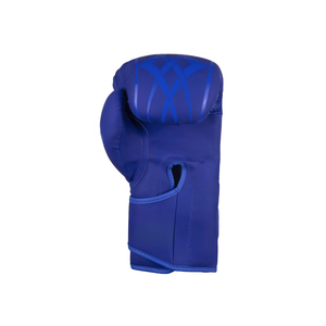 Gants d'entraînement de boxe en PU bleu avec fermeture Velcro, respirants, pour adultes de 14 ans et plus, unisexe, utilisation pour les arts martiaux - Product Image 2