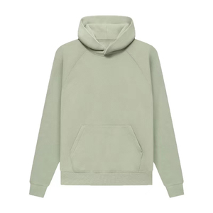 Alta calidad 500 GSM algodón grueso en blanco liso peso pesado sudaderas con capucha de gran tamaño sin cuerda Unisex logotipo personalizado tallas grandes sudaderas con capucha para hombre - Product Image 4