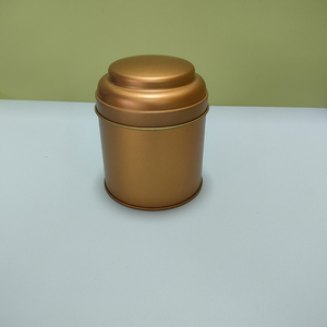 Tùy chỉnh cấp thực phẩm kim loại lon phong cách artight Vòng tin <span class=keywords><strong>container</strong></span> cho trà và cà phê bao bì màu đỏ vàng bạc màu tins - Product Image 2