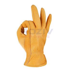 Guantes de Seguridad de Cuero de Alta Calidad, Antideslizantes, con Protección UV, Cierre con Cordón, Correa de Muñeca Ajustable, Personalizables - Product Image 6