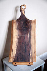 Tabla de Cortar y Servir de Nogal de Calidad Estándar KALATRI, Bloques de Cortar Ecológicos, Ligeros, Aptos para Lavavajillas, Utensilios de Cocina - Product Image 2