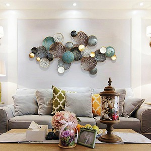 Panneau d'art mural en métal de luxe décor pour salon chambre couloir élégant moderne intérieur Accent fait à la main pièce artistique - Product Image 1