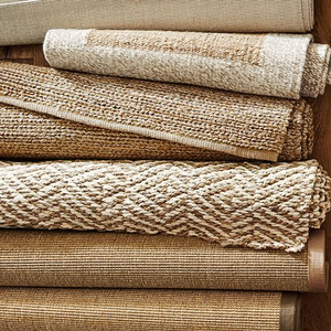 สีฟ้าถักออกแบบพรมปอกระเจาห้องนั่งเล่นห้องนอนห้องโถงห้องพักโรงแรมและสํานักงานโรงแรมมือผูกปมพรมพรมขายส่ง - Product Image 5