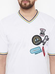 Ensemble deux pièces personnalisé en polyester/coton pour hommes-Survêtement de printemps décontracté à séchage rapide T-shirt et short avec logo imprimé de haute qualité - Product Image 3