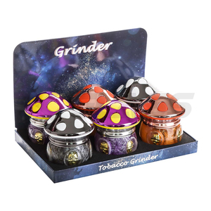 Grinder <span class=keywords><strong>in</strong></span> Vetro a Forma di Fungo per Tabacco ed Erbe con Luce, Consegna Rapida dagli USA, Spedizione Veloce 3-5 Giorni - Product Image 3