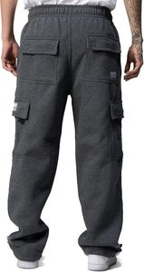 กางเกงวอร์มผ้าแคนวาสลำลองสำหรับผู้ชายสไตล์สปอร์ต พร้อมโลโก้พิมพ์ คุณภาพสูงและระบายอากาศได้ดี - Product Image 2