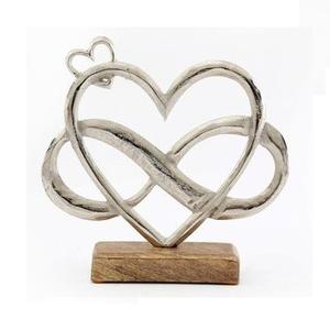 Infinity Heart Shape Handcrafted Unique Design Decorative <b>Ornament</b> <b>Shelf</b> & Table Decor High Quality Material Durable Home Decor - Product Image 4