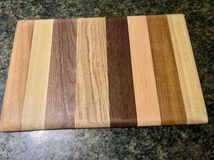 Planche à découper et plateau de service en bois Forme rectangulaire durable 12mm d'épaisseur - Product Image 2