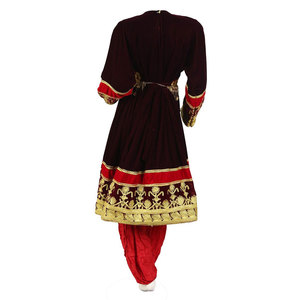 2023 último diseño de alta calidad hasta el suelo vestido Afghan Kutchi para mujer logotipo personalizado y decoración de encaje al mejor precio - Product Image 3