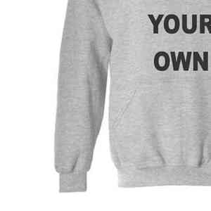 Mejor diseño de alta calidad Oem Service Color sólido básico algodón mezclado precio al por mayor serigrafía sudaderas con capucha para la venta - Product Image 3