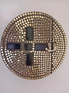 Bolso de mano de mosaico de metal hecho a mano, bolso de noche bohemio étnico con incrustaciones de piedra decorativa para fiestas, bodas, ocasiones especiales - Product Image 4