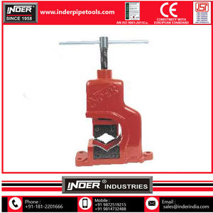 Premium Heavy-Duty SG Iron Cast Open Type Pipe Vice Industrial DIY Grade Herramientas de mano personalizadas Soporte OEM/ODM Hecho EN LA India - Product Image 4