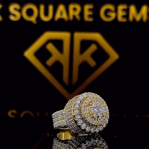 แหวนฮิปฮอปสีเงินสเตอร์ลิง925พรีเมี่ยมปูการตั้งค่ารูปหัวใจเพชรโมอิสซาไนท์ที่ไม่ซ้ำกันของขวัญหมั้นขนาดใหญ่ - Product Image 3