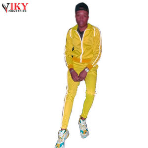 Wholesale Custom Made Colorful Side Stripe Reflective Tracksuits New Design Reflective Stripe Tracksuits by VIKY INDUSTRIES - Product Image 3