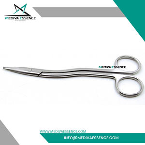 Tijeras profesionales Mediva de acero inoxidable en forma de S, instrumentos quirúrgicos manuales esenciales de primera calidad para el cuidado de la salud - Product Image 6