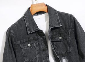 Vente en gros de veste stylée pour hommes en coton 100% de haute qualité Veste en jean personnalisée pour hommes en vente - Product Image 3
