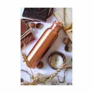 Forte demande avec un prix raisonnable Fabricant de bouteilles de parfum en cuivre de l'Inde Large bouteille d'eau de gymnastique de haute qualité - Product Image 4