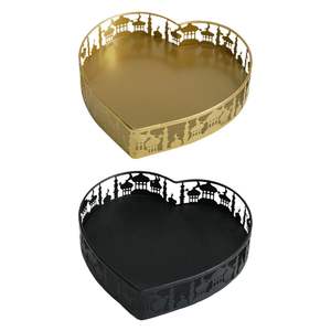 Plateau de ramadan en métal à motif islamique, parfait pour décorer la maison et servir des plats traditionnels à la famille et aux invités - Product Image 4