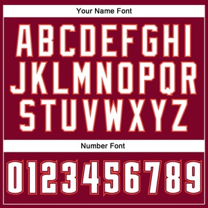 Alta calidad personalizado granate blanco-naranja auténtico retroceso camiseta de baloncesto-uniforme de baloncesto - Product Image 4