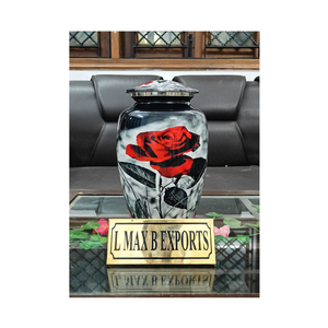 Urna de cenizas conmemorativas de la mejor calidad con logotipo personalizado, suministros funerarios, urnas de aluminio para cremación de adultos a un precio de mercado fiable - Product Image 1