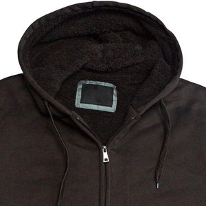 Sudaderas con Capucha y Cremallera para Hombre, Estilo Holgado, 100% Algodón, Felpa, Lisas, Casuales, para Invierno - Product Image 3