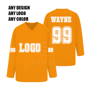 2025 Confortable Respirant Imperméable 100% Polyester Couleur personnalisée Nom de l'équipe personnalisé Prix bas Vente chaude Logo personnalisé Hockey sur glace - Product Image 4