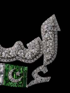 Colgante Hip Hop Personalizado de Plata de Ley 925 con Diamante Moissanite VVS, Letra con Nombre, Pasa la Prueba del Tester - Product Image 2