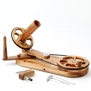 Enrouleur de fil en bois fabriqué à la main à bas prix pour tricoter et crocheter enrouleur de boule naturelle avec accessoires de distribution couture - Product Image 1