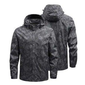 <b>Men's</b> Outdoor Sports Work Wear <b>Soft</b> <b>Shell</b> Waterproof Windbreaker Windproof Softshell <b>Jacket</b> - Product Image 2