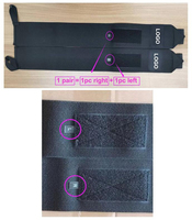 NOUVEAU Bandeaux de Soutien Poignet en Néoprène Respirant et Antidérapant avec Fermeture Auto-agrippante, Personnalisables avec Logo, pour Musculation et Powerlifting