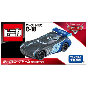 Tomica Cars Tomica C-18 Jackson Storm GRC, Juguete de Metal Fundido a Presión, Escala 1:64, Coche de Juguete Unisex con Fricción - Product Image 1