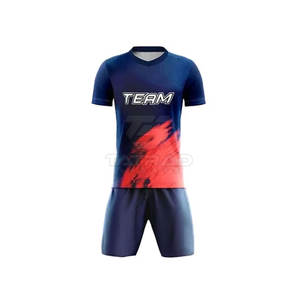 Tenue de football professionnelle pour équipe, kit à manches courtes, imprimé, respirant, léger, séchage rapide - Product Image 5